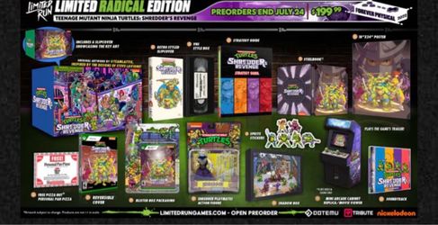 Unopened TMNT Shredder's Revenge Limited Radical Edition