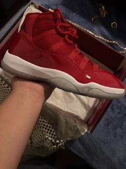 Air Jordan 11 Retro Red High-Top Sneaker