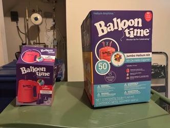 Ballon Time Helium tank and air inflator set