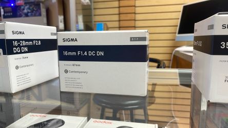 Sigma 16mm F1.4 For EF-M 