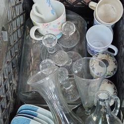 Assorted Glassware And China