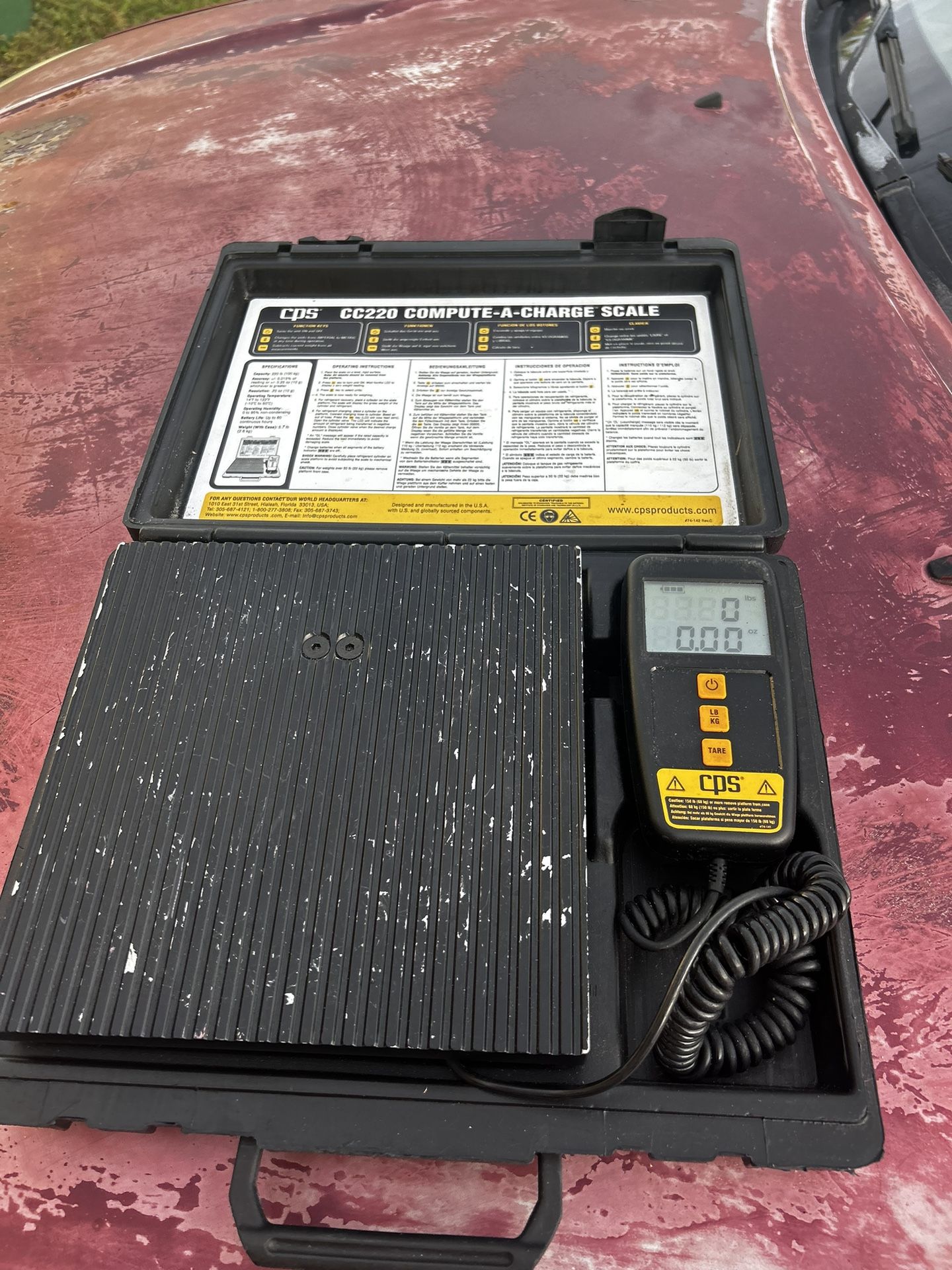 CPS Refrigerant scale