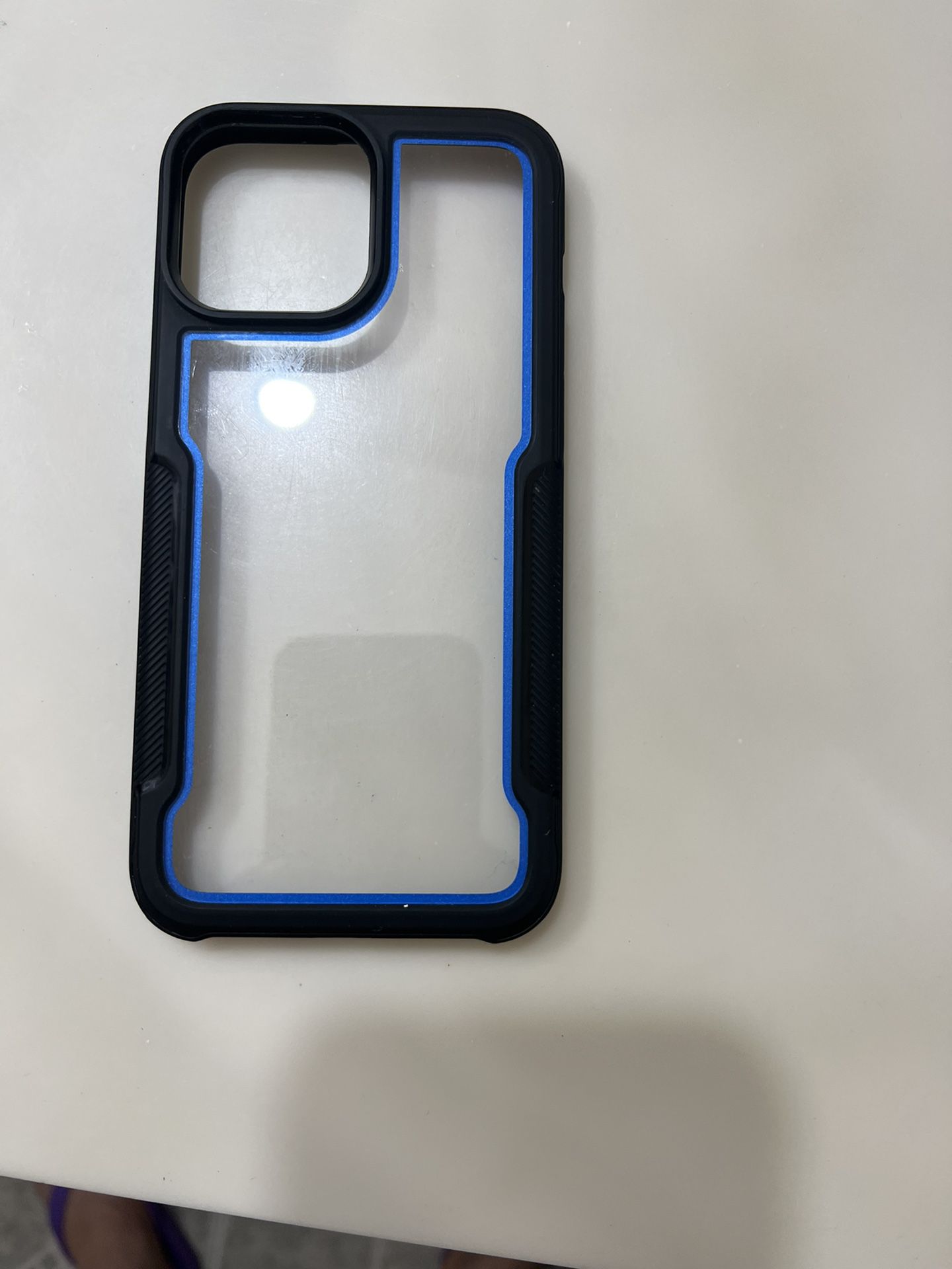 Nice Clear And Blue Case For iPhone 13 Pro Max