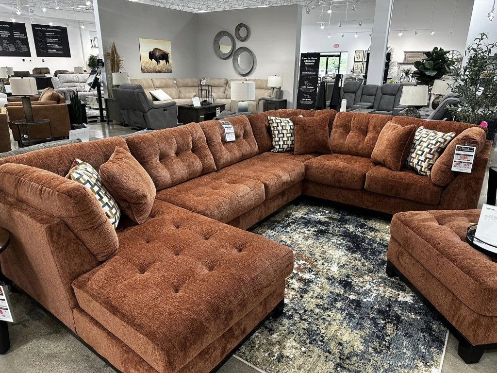 Color Options Luxury Fabric Sectional Couch Set⭐$39 Down Payment with Financing ⭐ 90 Days same as cash,All Products : American Fashion Style Bags On Sale