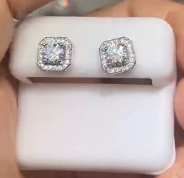 Moissanite earrings