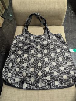 Envirosax Reusable Shopping Tote - Black & White Circular Design