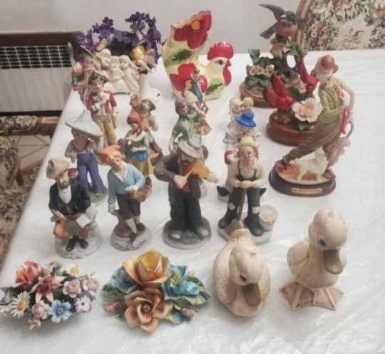 25 Porcelain And Ceramic Figurines