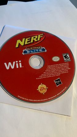 Nerf N – Strike Elite Nintendo Wii disc