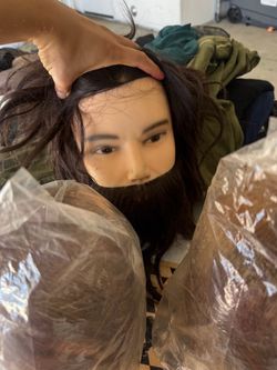 Mannequin heads for cosmetology