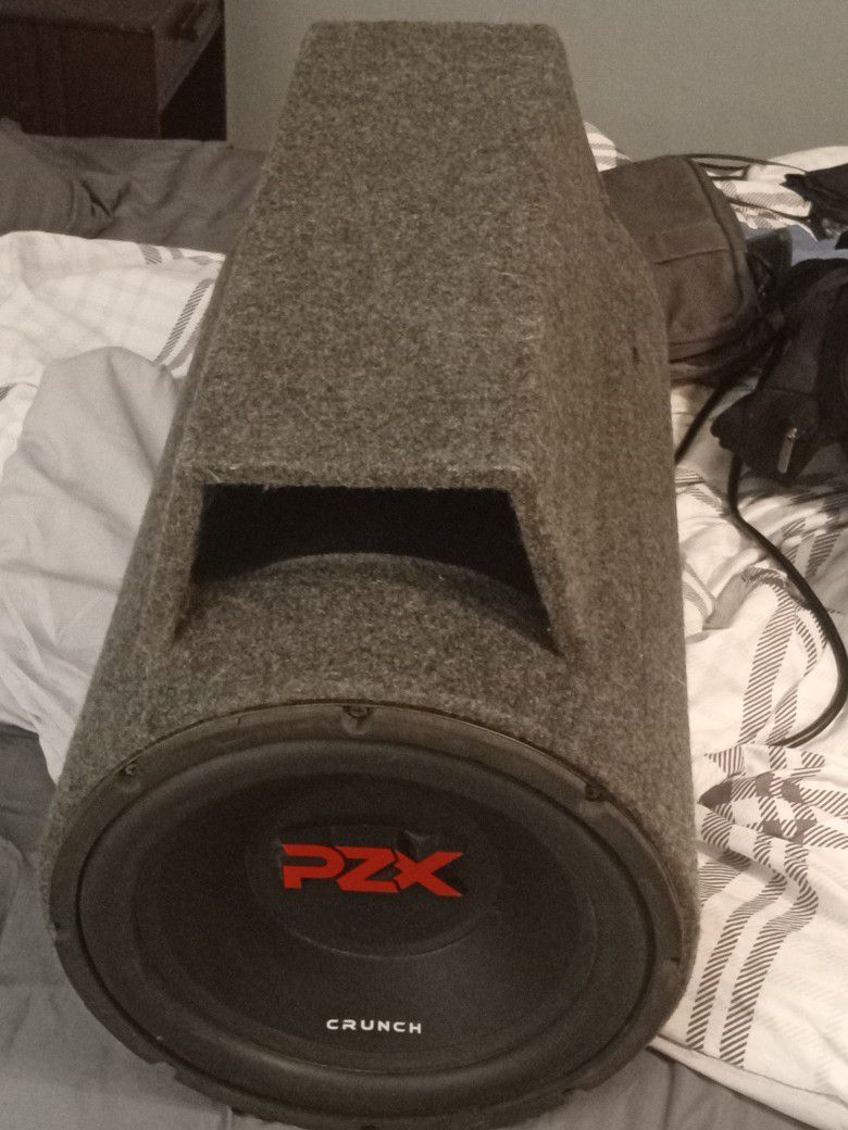 PZX Crunch Subwoofer In Roll Box