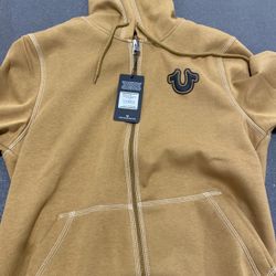 True religion brown L jacket