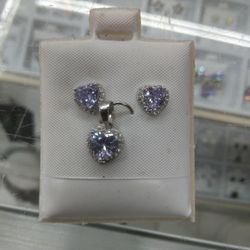 Sterling Silver Earrings And Pendant Reduced Priced