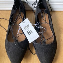Brand new black flats. Women’s size 8.5