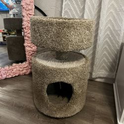 cat bed and play tower 