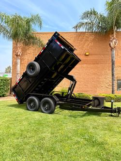 Heavy duty dump trailer