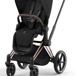 Cybex Priam 4 Stroller - Rose Wold / Sepia Black