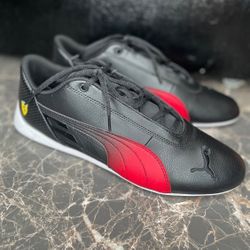Puma Mens Scuderia Ferrari R-Cat Motorsport Shoes Puma Black 306768-01 Size 12