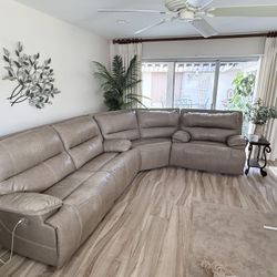 Leather Sectional Sofa