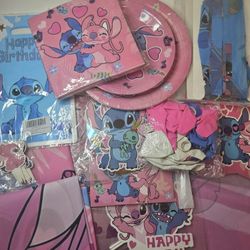 #2 Stitch And Angel Birthday Party Supplies 
