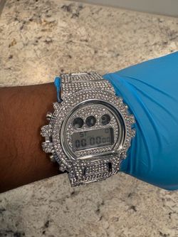 Iced Out Moissanite G-Shock