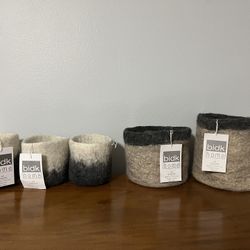 BIDK Home felt basket Set