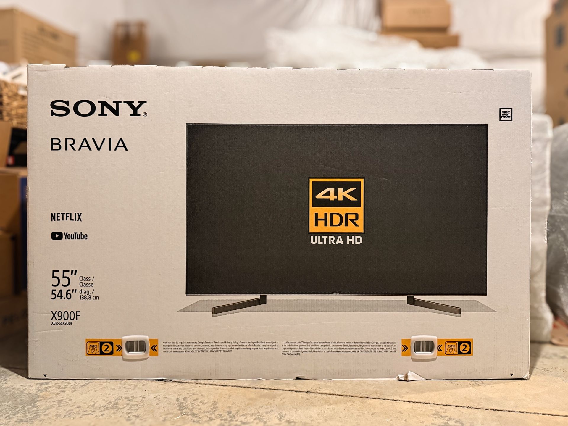 Sony Bravia 55" Class LED X900F Series - 4K Ultra HD TV with HDR