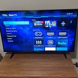 43’’ TCL Roku Tv