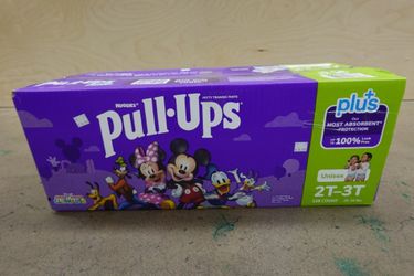 Size 2T–3T Huggies Pull-Ups Plus – 128 Count