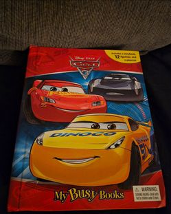 Disney's Pixar Cars 3 My Busy Books with playmat