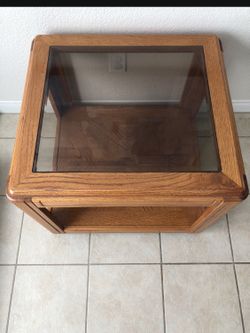 Hardwood Square Table