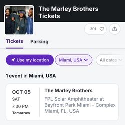 The Marley Brothers Tickets 