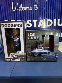 LA Dodgers Ice Cube Bobblehead Set of 2