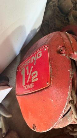 Coffing 1 1/2 Ton Chain Hoist