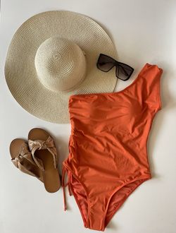 Orange Swimsuit 