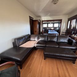 Black Leather Couch
