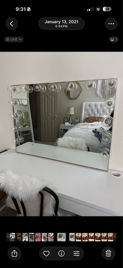 Impressions Vanity Hollywood Glow Plus Vanity Mirror