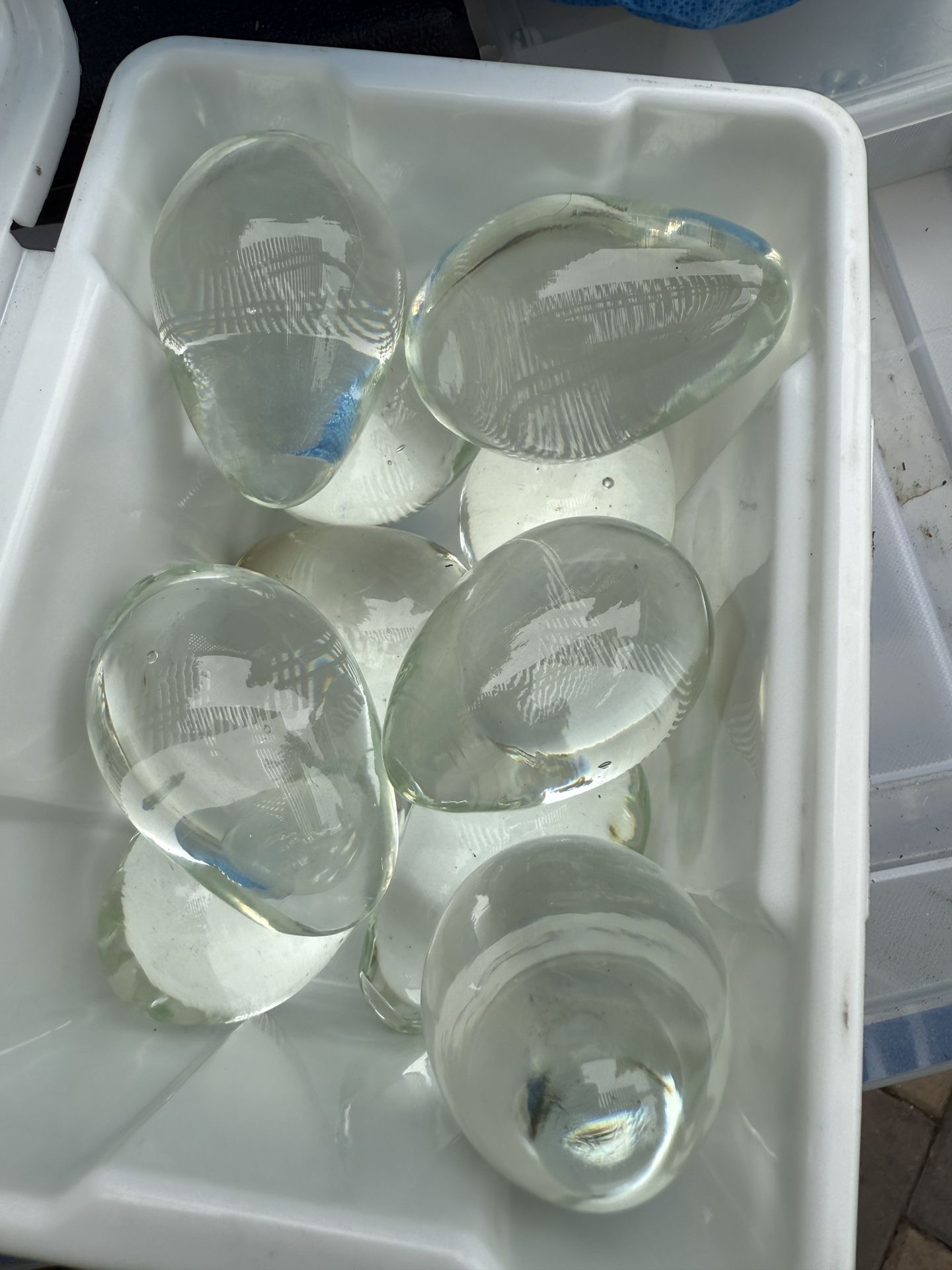 10 Heavy Translucent Crystal Eggs