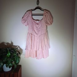 All in Favor Pink Mini Dress