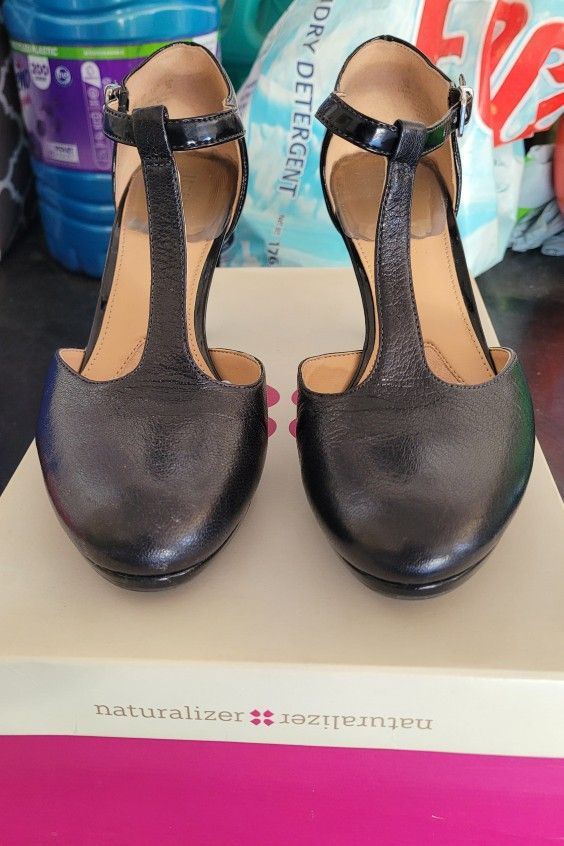 Madison Black Heels 7