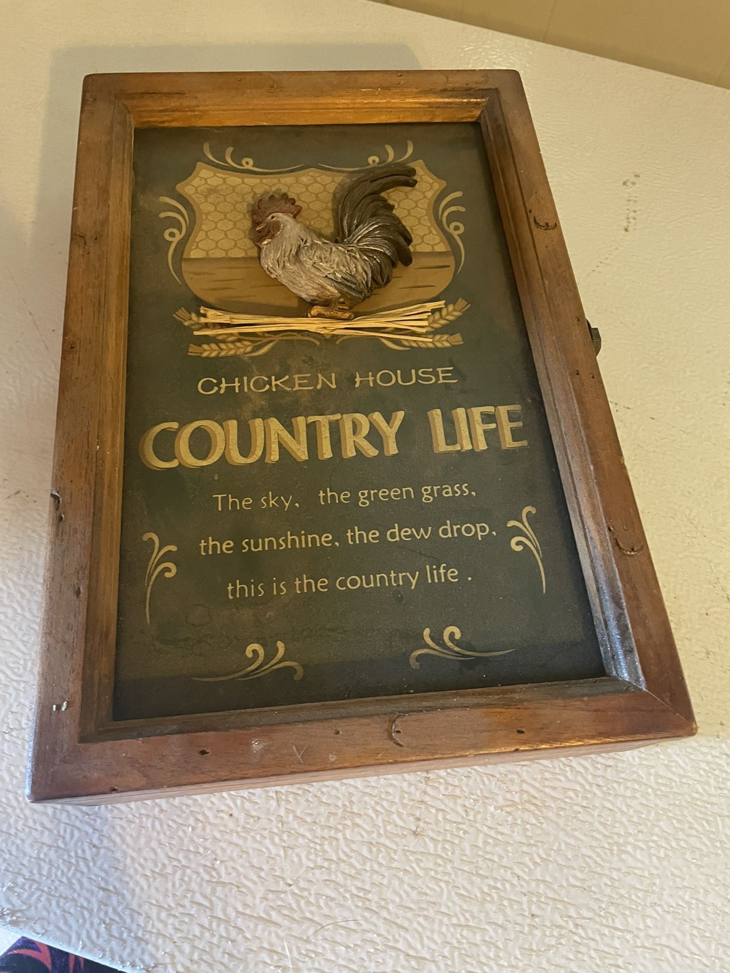 Roster Key holder -very Vintage-$11.No chips No cracks