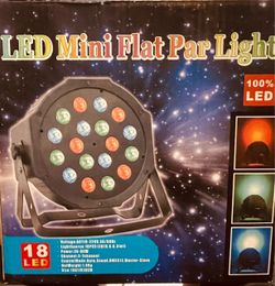 led mini flat par light