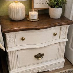 vintage style night stand 
