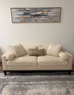 MUST GO MOVING: Cream Couch for Living Room