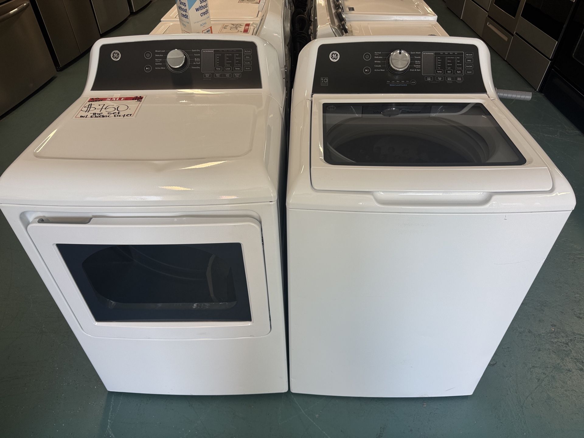 GE Washer And Electric Dryer Ser 20% Off