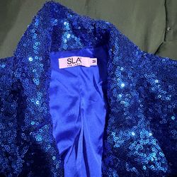 SLA sequined jacket and skirt