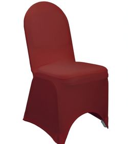 Dark Red/burgundy Banquet Chair Covers