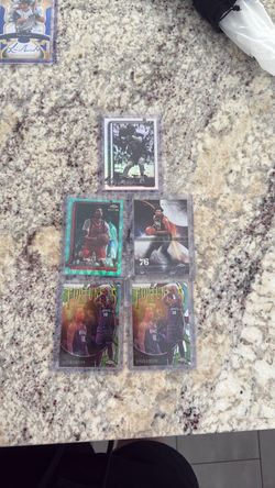 NBA Trading Card Lot topps chrome update 2026 – 5 Cards