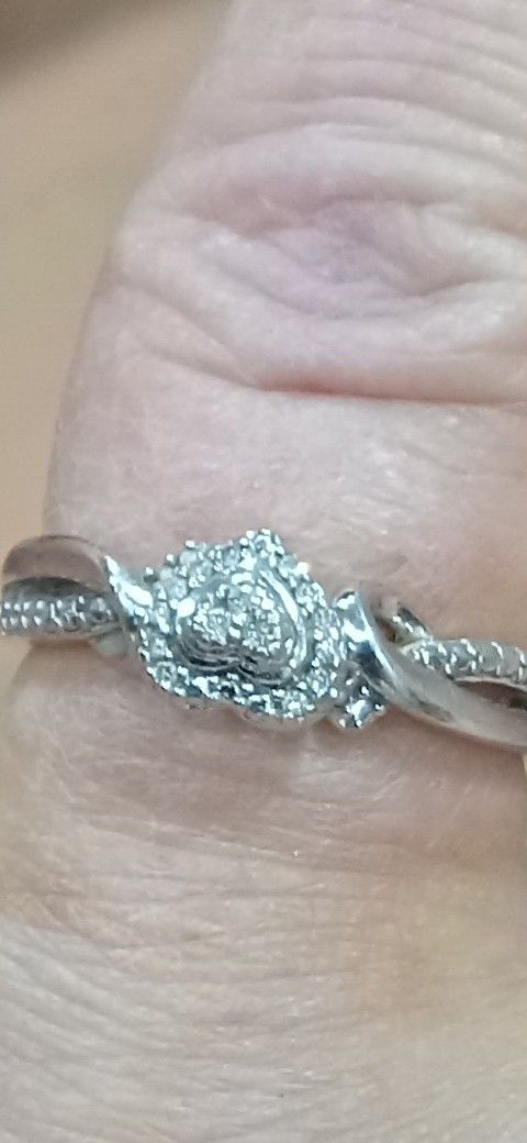 Diamond Heart Ring