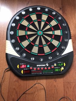 Sportscraft electronic dartboard game, model number 78009