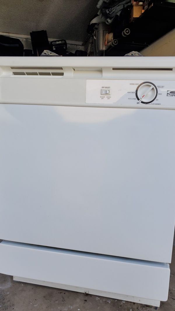 Estate Dishwasher by Whirpool White-on-White Model TUD4700WQ for Sale